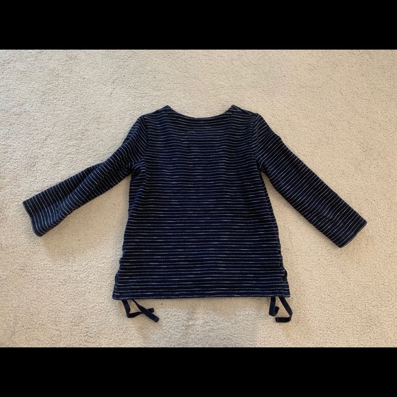 Madewell Top navy with white stripe, XS - Picture 2 of 3